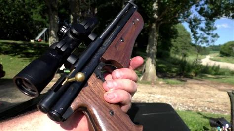 Modded Crosman 1322 22 caliber Air Pistol Accuracy - YouTube