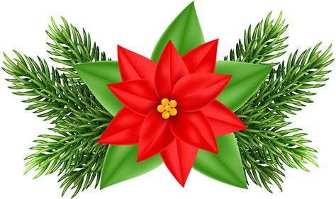 Poinsettia Border Clipart | Free download on ClipArtMag