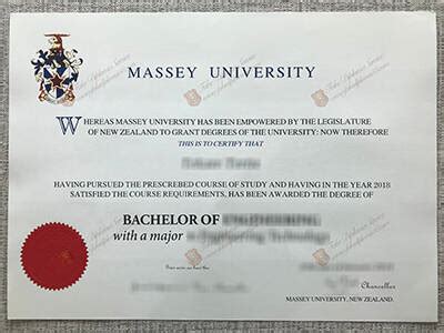 Massey University Fake Diploma, Buy fake Massey University Transcript