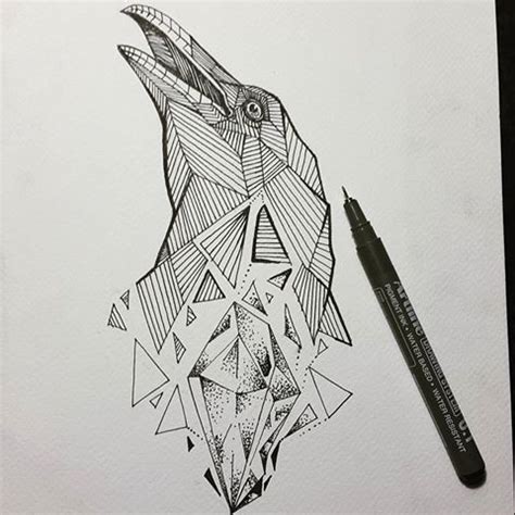 Explore collection of Creative Drawing With Geometric Shapes | Geometric drawing, Geometric art ...