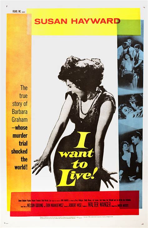 I Want to Live! Original 1958 U.S. One Sheet Movie Poster - Posteritati Movie Poster Gallery