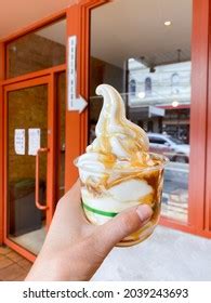 Ice Cream Sundae Caramel Stock Photo 2039243693 | Shutterstock