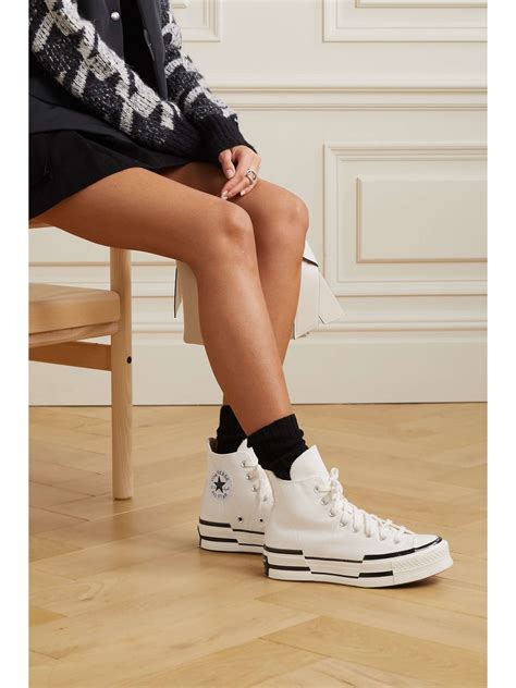 CONVERSE Chuck 70 Plus canvas high-top sneakers | NET-A-PORTER