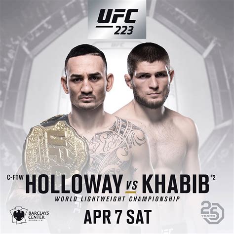 Go behind the scenes of UFC 223 Holloway vs Khabib with Embedded