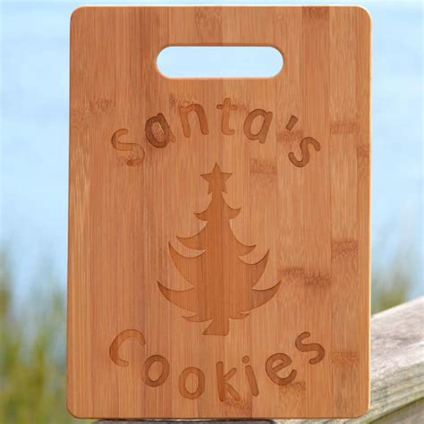 Bamboo Cutting Board with Handle | Dockside Engraving | Custom Gifts