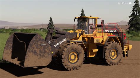 Ładowarka kopalniana Volvo L-350H + nowe narzędzia v1.2 FS19 - Farming Simulator 22 Mod / FS19 Mody