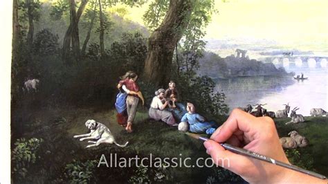 Medieval Landscape Painting - YouTube