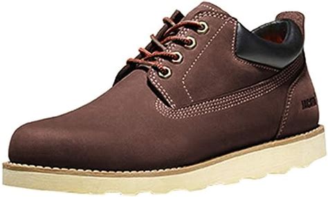 Amazon.com | Men's Low-Cut Work or Casual Leather Boots/Driving Loafer ...