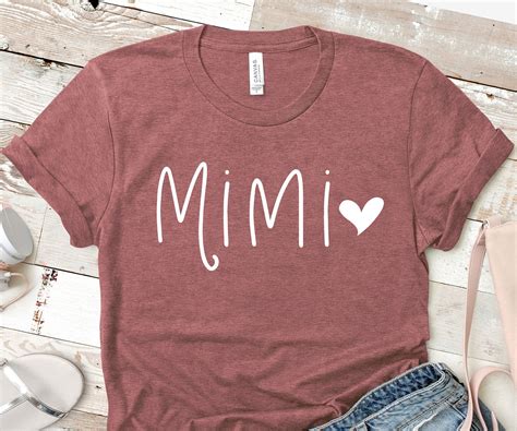 Mimi Shirt Mimi Gift Grandma Shirt Christmas Gift for Mimi - Etsy