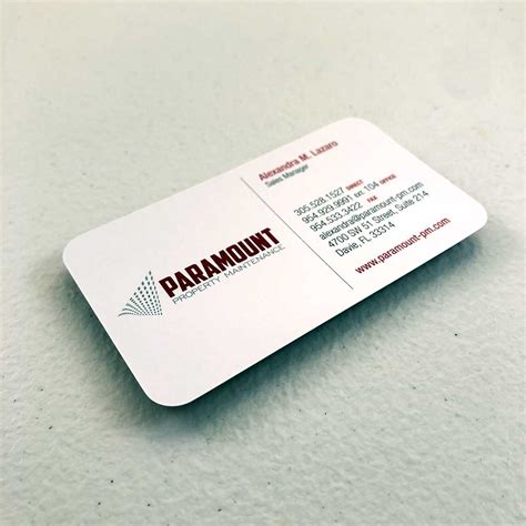 Standard Business Card Printing in Miami - Printfever