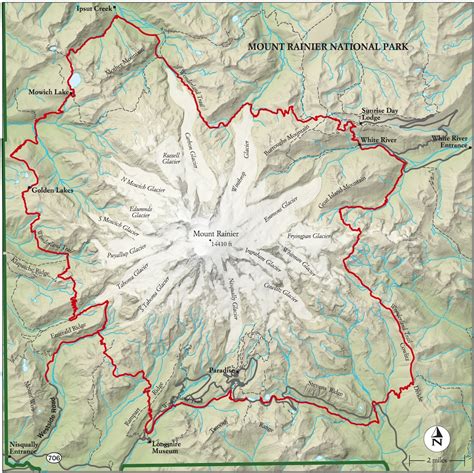 Best Mount Rainier National Park Hike, Trail Map -- National Geographic