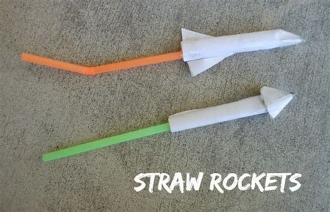 Super Simple Straw Rockets | Confidence Meets Parenting in 2021 | Straw rocket, Paper straws, Straw