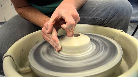 Basics of Wheel Throwing -- Making a Cylinder on the Pottery Wheel #throwingpottery | Pottery ...