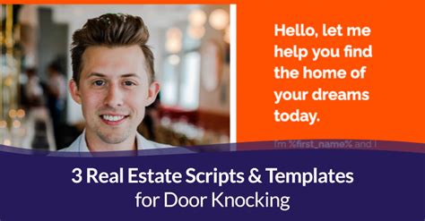 3 Real Estate Scripts & Templates for Door Knocking