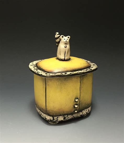 Lidded Boxes | Clay box, Ceramic pottery, Pottery