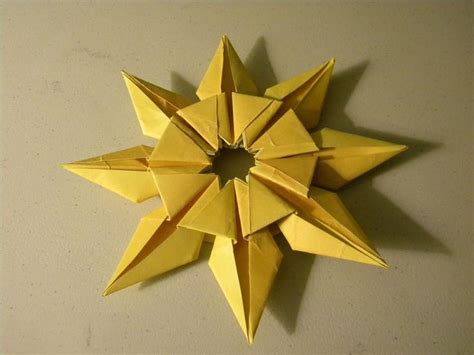 Origami Sun | Origami and kirigami, Origami stars, Origami