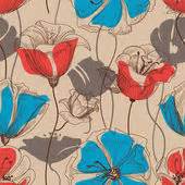 Stylish floral seamless pattern — Stock Vector © Danussa #5963519
