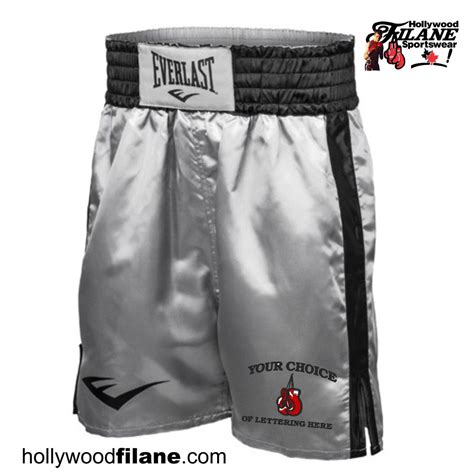 Personalized Everlast Boxing Trunks Custom Embroidered - Hollywood Filane