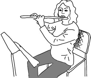 Beginner Flute Lesson 1 : Breathing and Posture (part 1) - 8notes.com