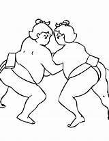Sumo Coloring Pages At GetDrawings  Free Download sketch template