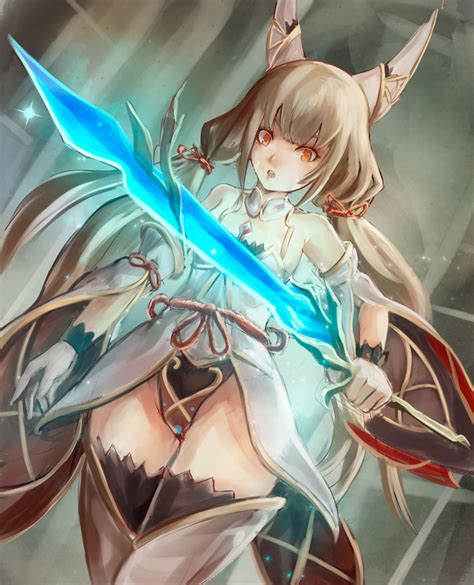 Xenoblade Chronicles 2 Nia Fan Art - canvas-leg