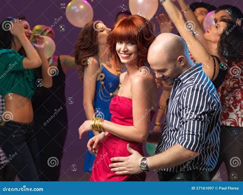 Sexy Couple Dancing, Flirting In Night Club Royalty-Free Stock Image ...