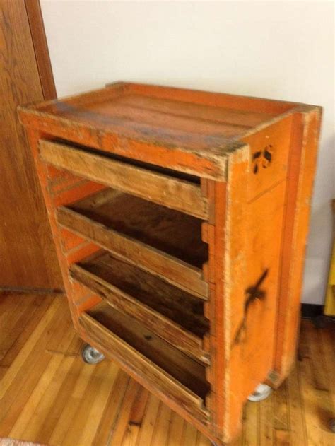Industrial Railway Cart on Wheels as Storage Cabinet | From a unique collection of antique and ...