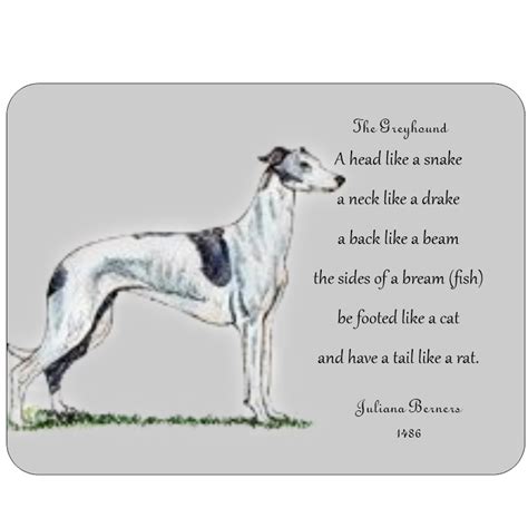 Greyhound Novelty Sign...Poem