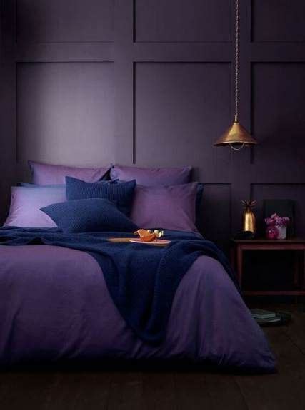 61 Ideas bedroom design purple gold for 2019 | Purple bedrooms, Bedroom design trends, Dark ...