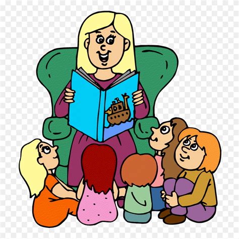 Good Listener Clipart - Story Telling Clipart - Png Download (#5439282) - PinClipart