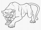 Panther Head Coloring Pages sketch template