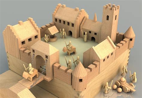 Knight's Castle - A Beautiful Wooden Toy for Imaginative Play