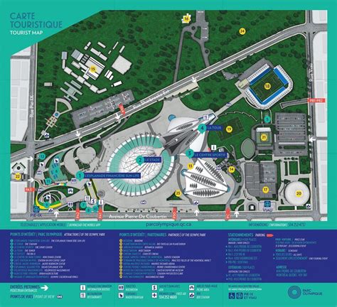 Montreal 1976; Olympic Park Map 1976 & 2016 – Architecture of the Games