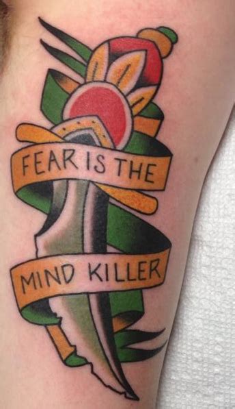 My Tribute to Dune "Fear is the Mind Killer" tattoo! : r/dune