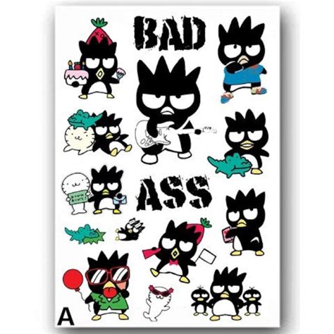 Badtz-maru Sticker Pack Laptop Suitcase Stickers Skateboard | Etsy