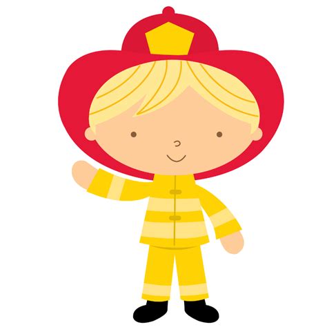 Minus - Say Hello! | Kids clipart, Firefighter, Fireman