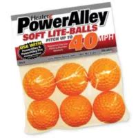 Heater PowerAlley Pitching Machine Soft Lite-Balls - 6 Pack | Dick's Sporting Goods