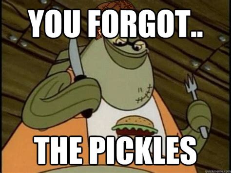 pickle meme funny - Google Search | Funny google searches, Funny memes, Spongebob squarepants