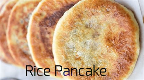 How to make Simple Breakfast at Home || Glutinous Rice Flour Pancake - YouTube