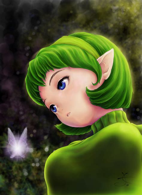 Saria by an-excited-photon on DeviantArt