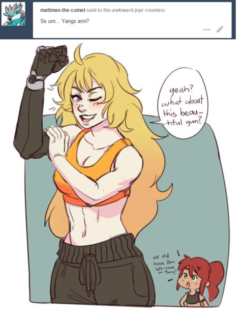 Even AU Yang lost her arm | RWBY | Know Your Meme