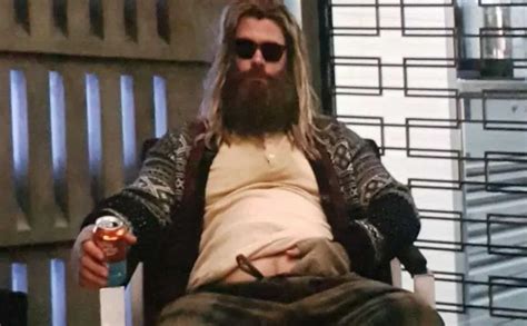 New Behind The Scenes Look At Fat Thor In 'Avengers: Endgame' Revealed