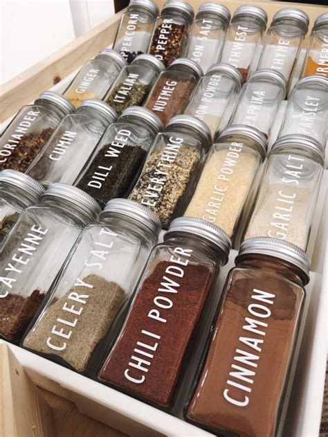 DIY Spice Jar Labels With Cricut Maker - Organized-ish