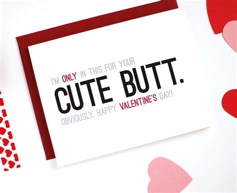 Funny Valentine Card Naughty Valentine's Day Card by RowHouse14