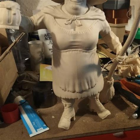 3D printer Nanny Ogg - Discworld • made with Creality Ender 3 ・ Cults