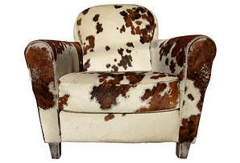 Cowhide chair | Cowhide decor, Cowhide chair, Club chairs