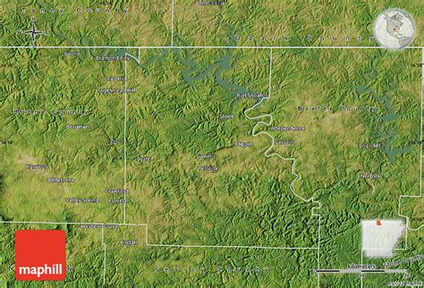 Satellite Map of Marion County