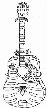 Guitar Coloring Pages  Best For Kids sketch template