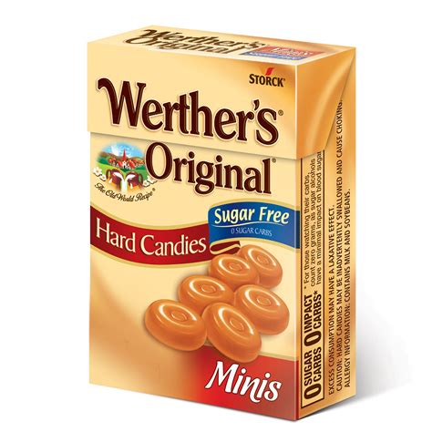 Werther's Original Mini Sugar Free Hard Candies, 1.48 oz. - Walmart.com ...