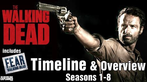 Timeline for The Walking Dead & Overview Seasons 1-8 - YouTube